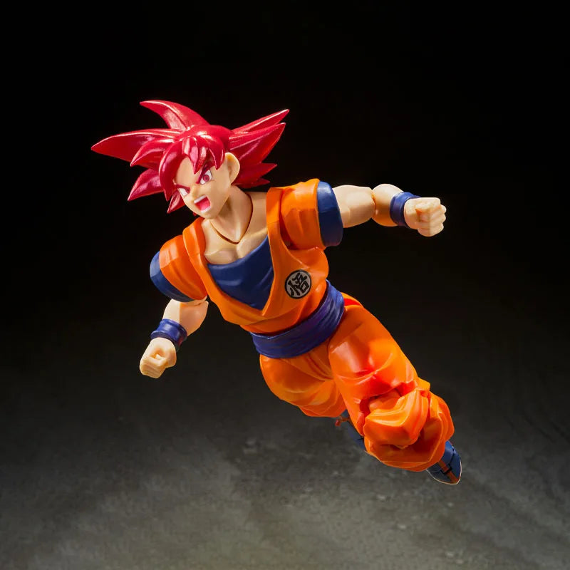 Bandai Genuine Dragon Ball Model Kit Anime Figures SHF Son Goku Righteous Hearts Action Figure Collection Model Boys Toys Gifts