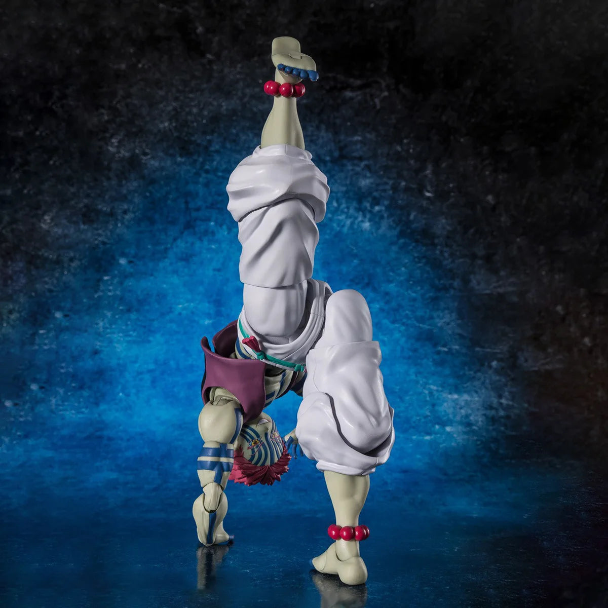 Bandai Genuine Demon Slayer Model Kit SHF Akaza Joints Movable Action Figures Collection Finished Model for Toys Christmas Gifts