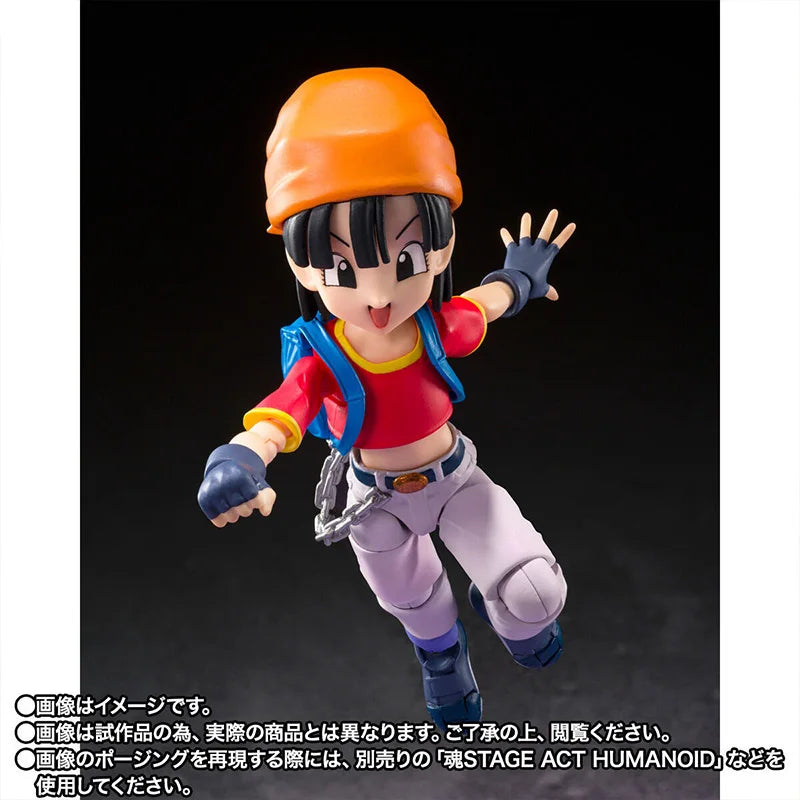 Bandai Genuine Dragon Ball GT Model Kit Anime Figures SHF Pan GT & Gill Action Figure Collection Model for Children's Toys Gifts