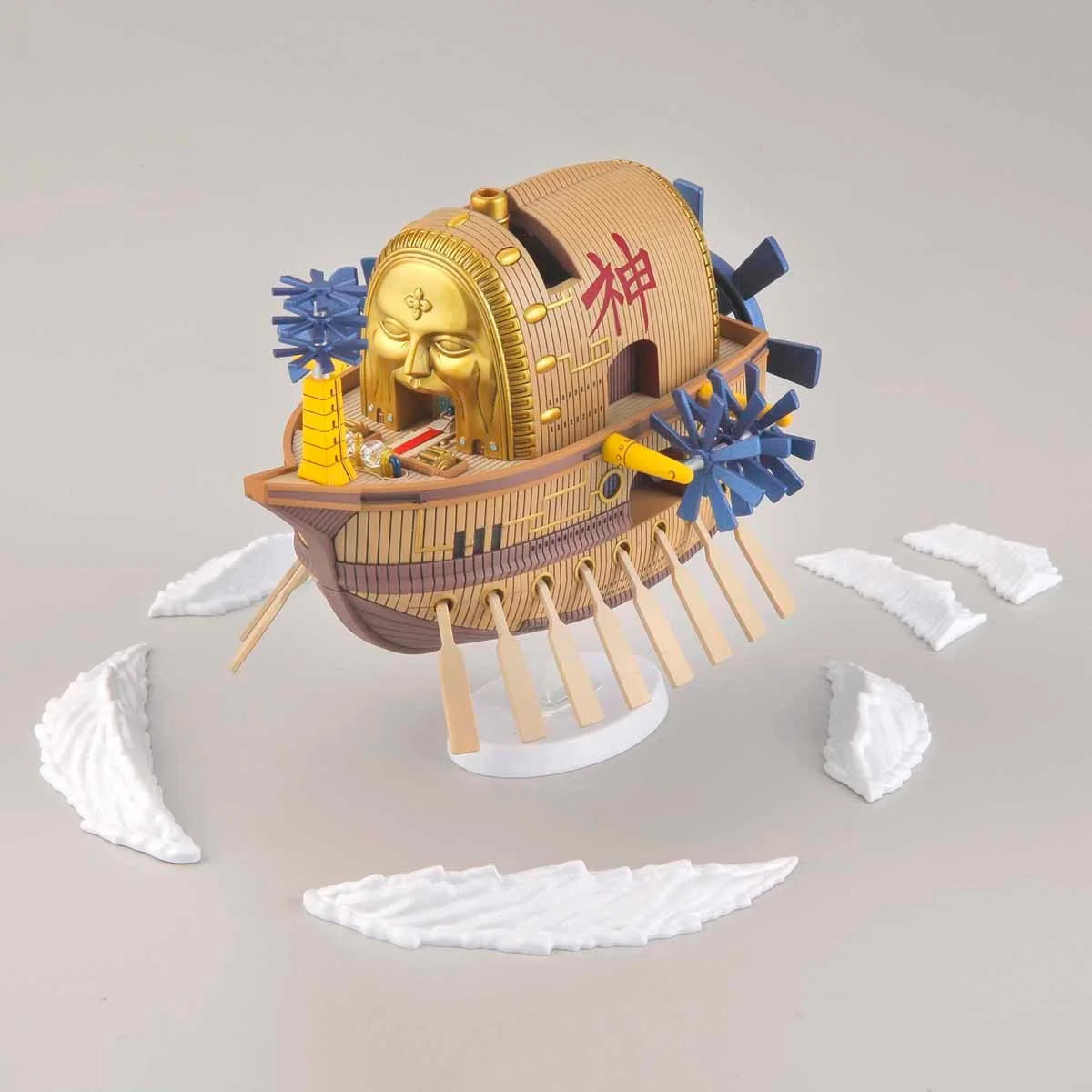 Bandai Genuine One Piece Model Kit Anime Figures Grand Ship ARK Maxim Action Figures Collection Assembly Model Boys Toys Gifts