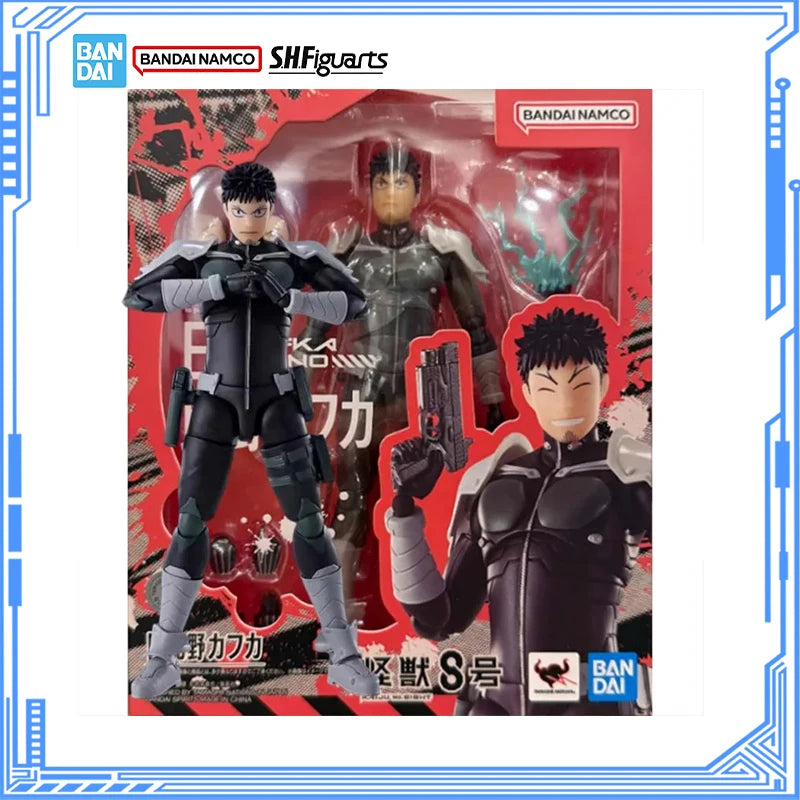 Bandai Genuine Kaiju No. 8 Model Kit Anime Figures SHF Hibino Kafka Action Figure Joints Movable Model Boys Toys Christmas Gifts