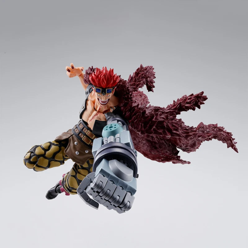Bandai Genuine One Piece Model Kit Anime Figures SHF Eustass.Kid The Raid on onigashima Action Figure Collection Model Kids Toys