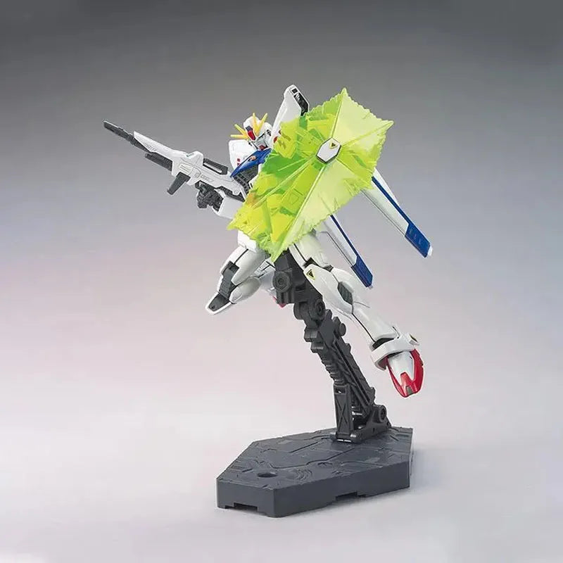 Bandai Genuine Gundam Model Kit HGUC 1/144 F91 Gundam F91 Action Figures Collection Assembly Model for Boys Toys Christmas Gifts