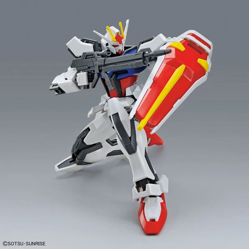 Bandai Genuine Gundam Model Kit EG 1/144 Lah Gundam Strike Rouge Strike Gundam Gunpla Action Figures Assembly Model Toys Gifts