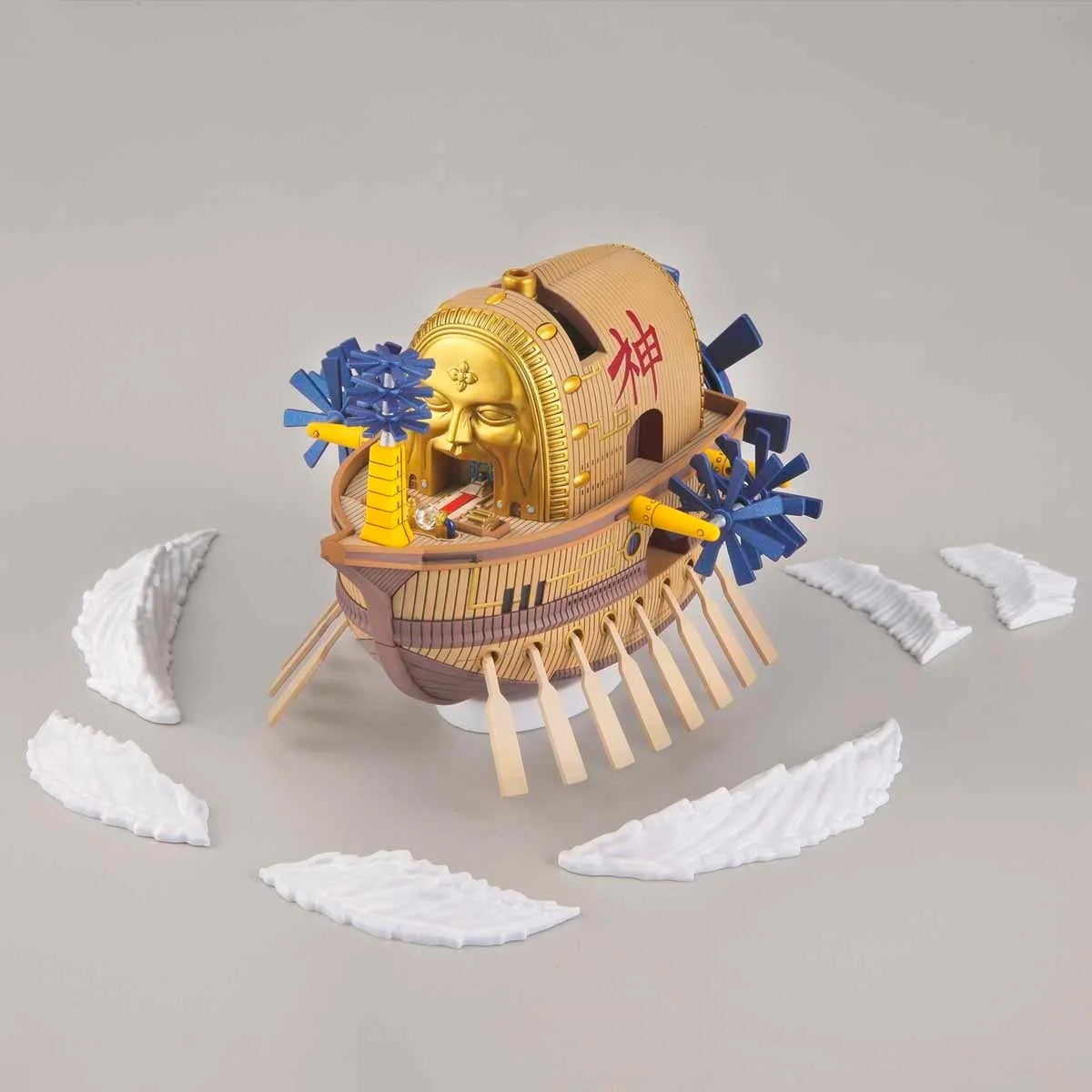 Bandai Genuine One Piece Model Kit Anime Figures Grand Ship ARK Maxim Action Figures Collection Assembly Model Boys Toys Gifts