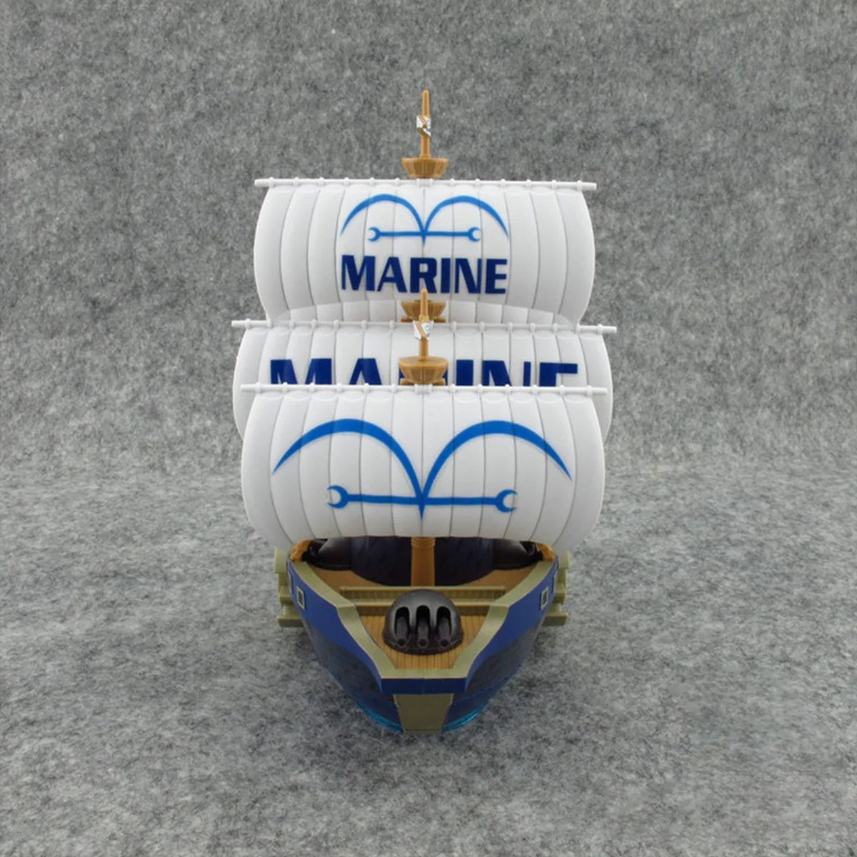 Bandai Genuine One Piece Model Kit Anime Figures Grand Ship Marine Warship Action Figures Collection Assembly Model Toys Gifts