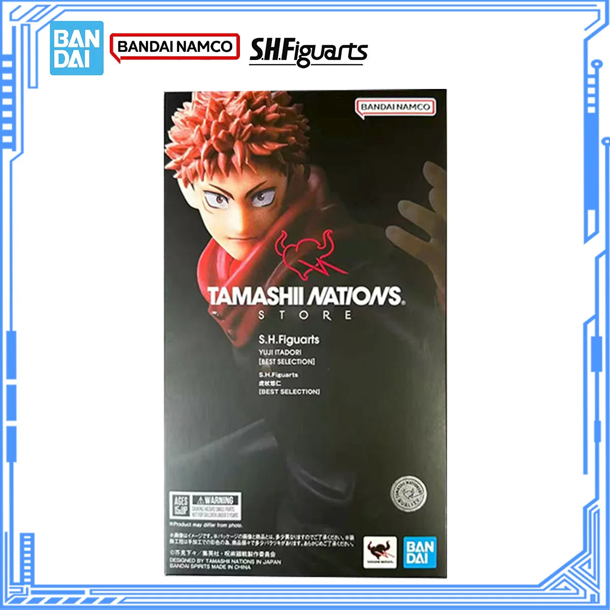 Bandai Genuine Jujutsu Kaisen Model Kit SHF Itadori Yuji TNT Joints Movable Action Figures Collection Model Toys Christmas Gifts