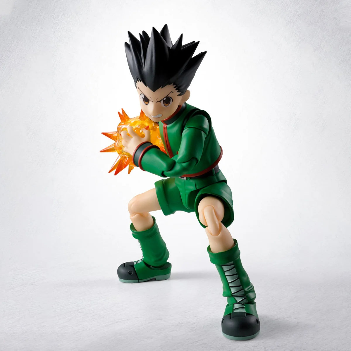 Bandai Genuine HUNTER×HUNTER Model Kit Anime Figures SHF Killua Zoldyck Gon Freecss Action Figure Joints Movable Model for Toys