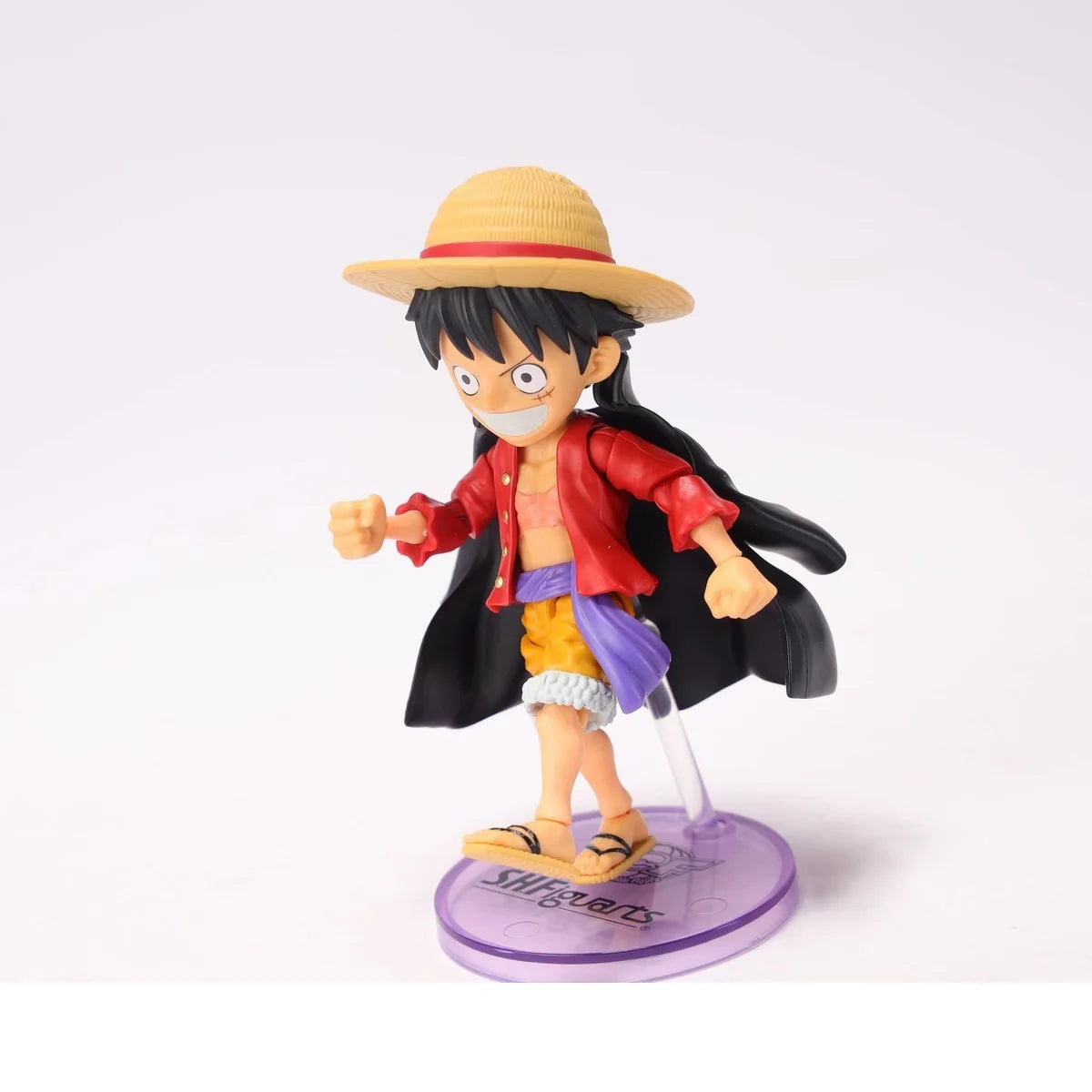Bandai Genuine One Piece Model Kit WCF×SHF Monkey D Luffy Tamashii Web Shop Ver Action Figure Joints Movable Model Toys Gifts
