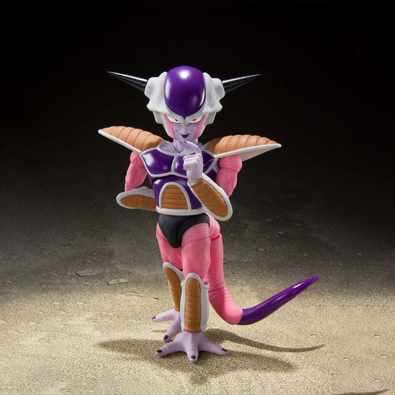 Bandai Genuine Dragon Ball Model Kit Anime Figures SHF Frieza First form & Frieza Pod Action Figure Collection Model Toys Gifts
