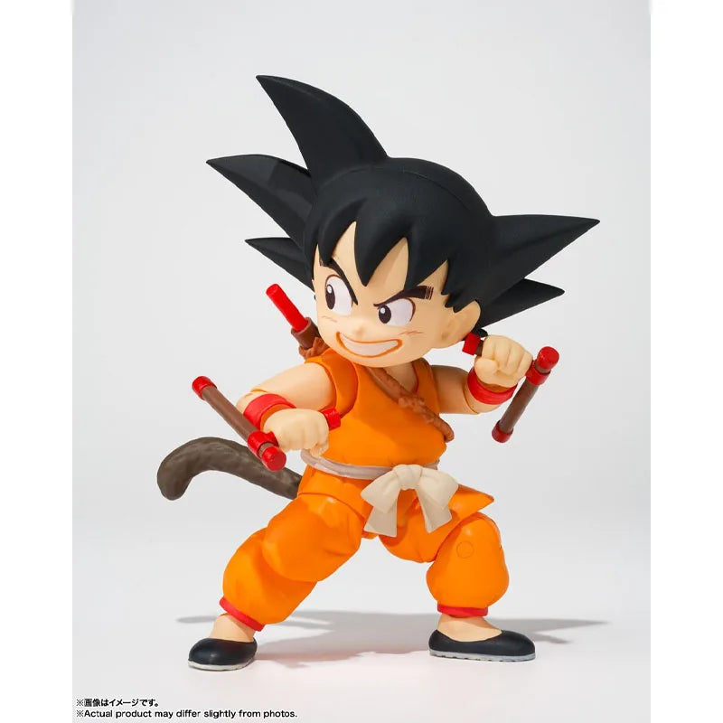 Bandai Genuine Dragon Ball Model Kit SHF Son Goku & Dragon 40th Anniversary Edition Anime Action Figure for Toys Christmas Gifts