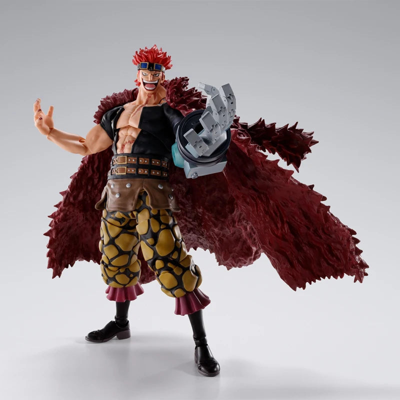 Bandai Genuine One Piece Model Kit Anime Figures SHF Eustass.Kid The Raid on onigashima Action Figure Collection Model Kids Toys