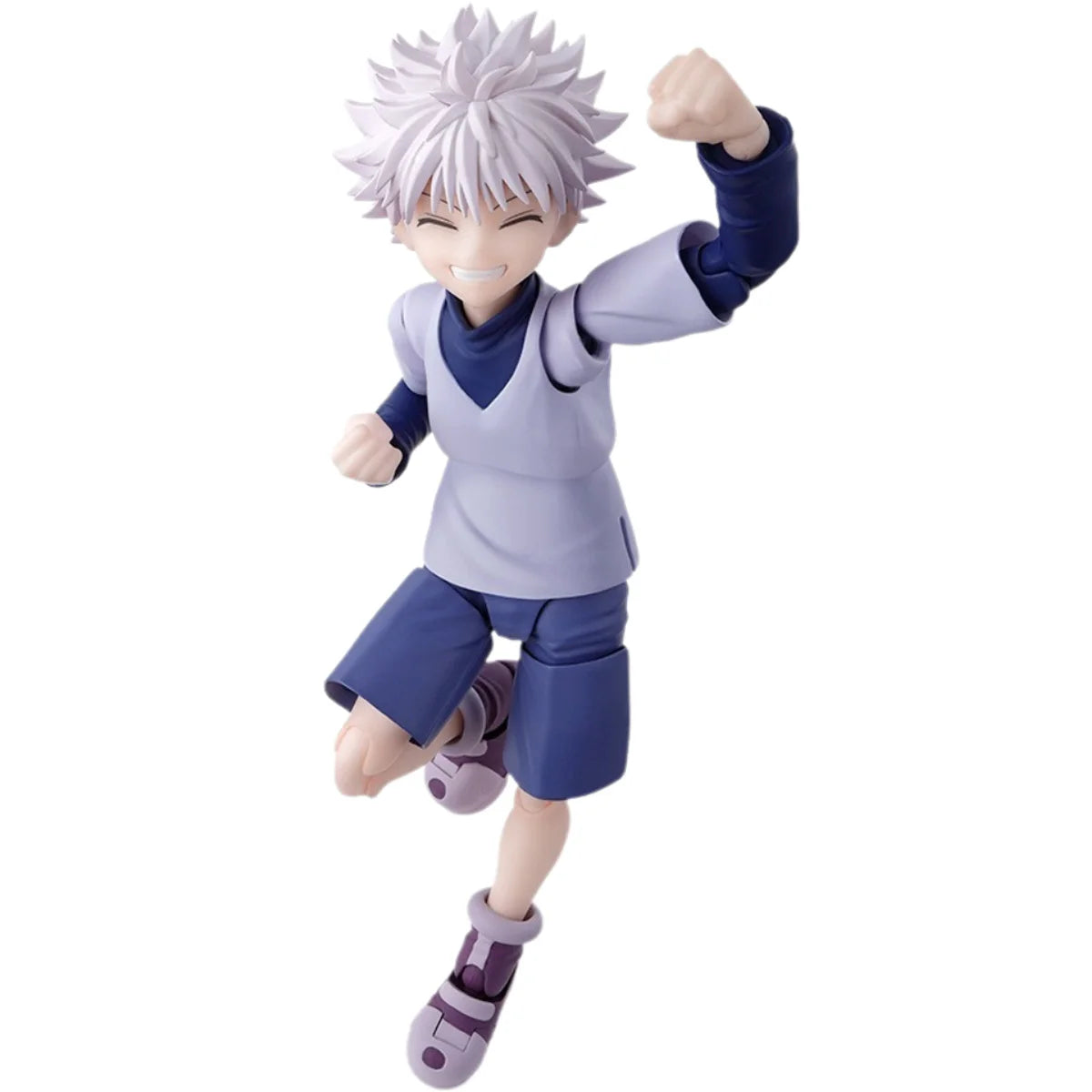 Bandai Genuine HUNTER×HUNTER Model Kit Anime Figures S.H.Figuarts Killua Zoldyck Action Figure Joints Movable Model Toys Gifts