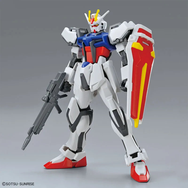 Bandai Genuine Gundam Model Kit EG 1/144 Lah Gundam Strike Rouge Strike Gundam Gunpla Action Figures Assembly Model Toys Gifts