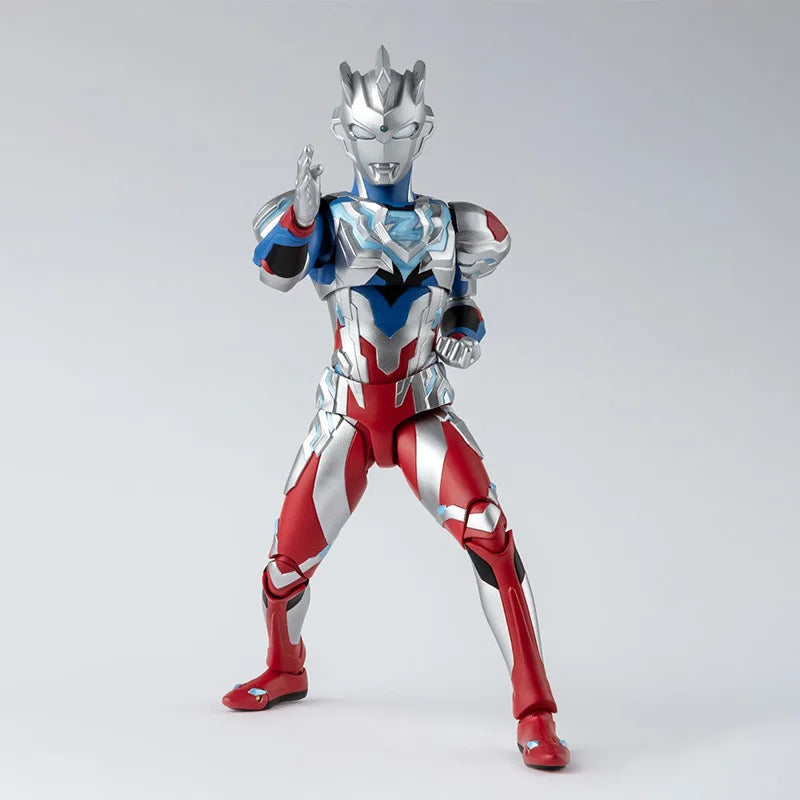 Bandai Genuine Ultraman Z Model Kit Anime Figures SHF Ultraman Z Alpha Edge Action Figure Collection Model for Kids Toys Gifts
