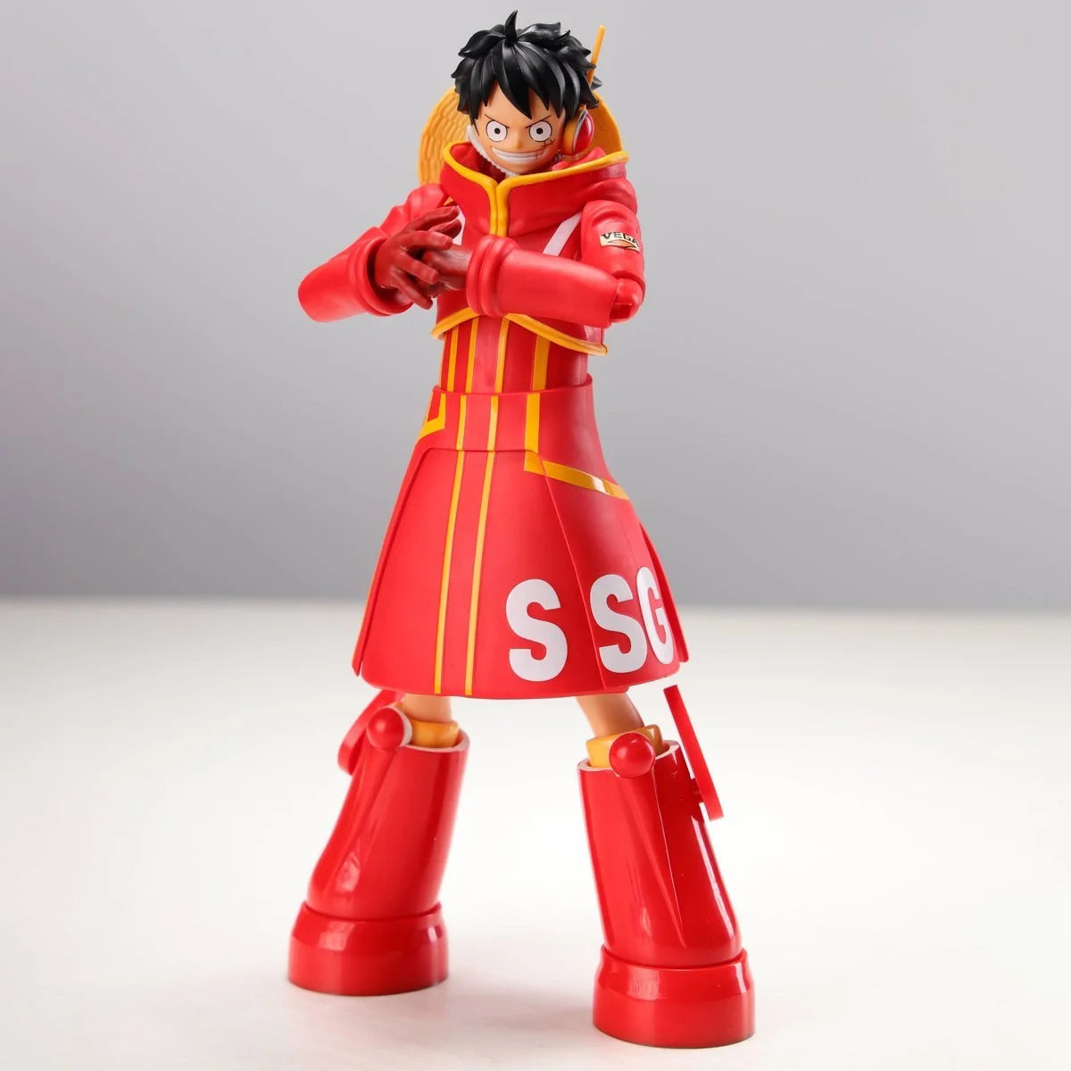 Bandai Genuine One Piece Model Kit SHF Luffy Future Island Egghead Joints Movable Action Figure Collection Model for Toys Gifts