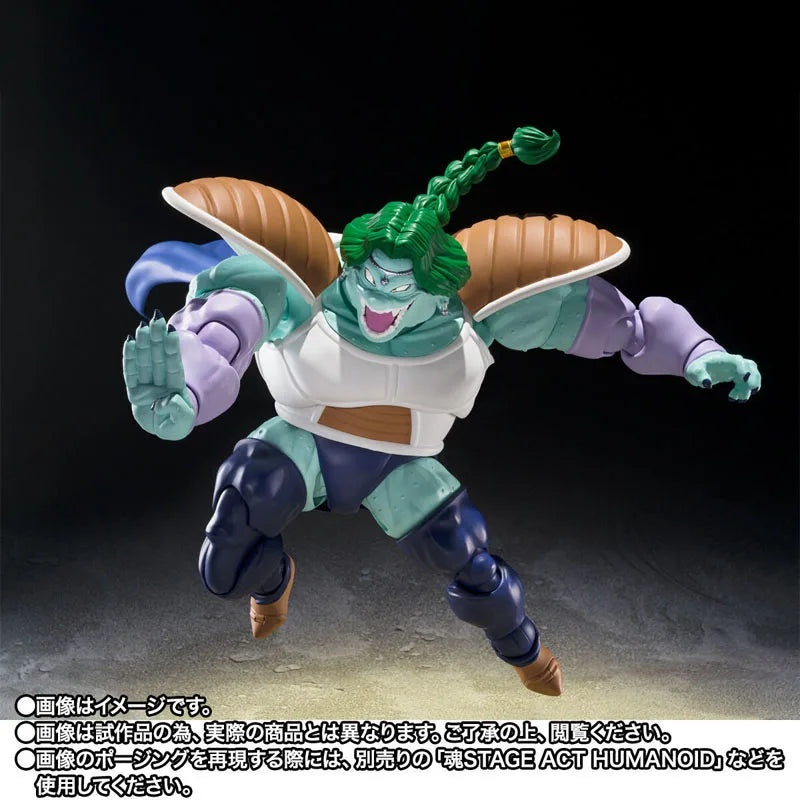 Bandai Genuine Dragon Ball Model Kit S.H.Figuarts Zarbon True Power Action Figure Joints Movable Collection Model for Boys Toys