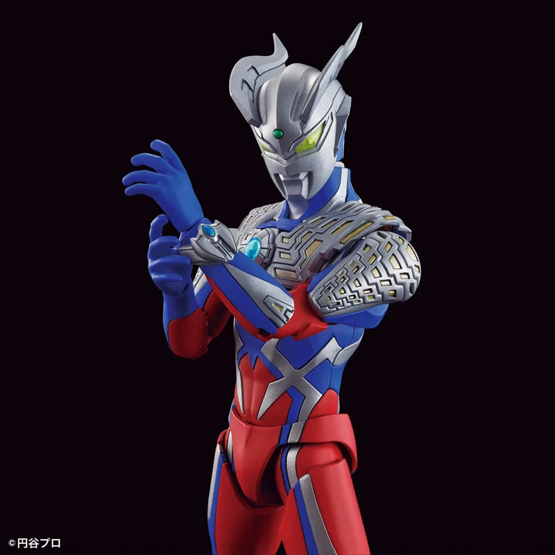Bandai Genuine Ultraman Zero Model Kit Figure-rise Standard Ultraman Zero Action Figures Assembly Model Toys Christmas Gifts
