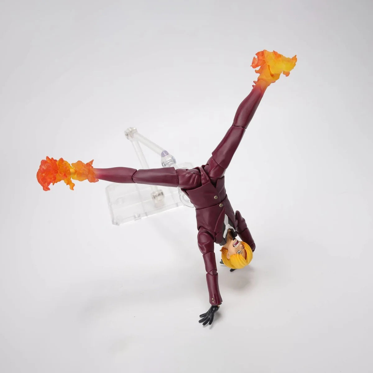 Bandai Genuine One Piece Model Kit SHF Sanji The Raid on Onigashima Joints Movable Action Figure Collection Model Toys Gifts