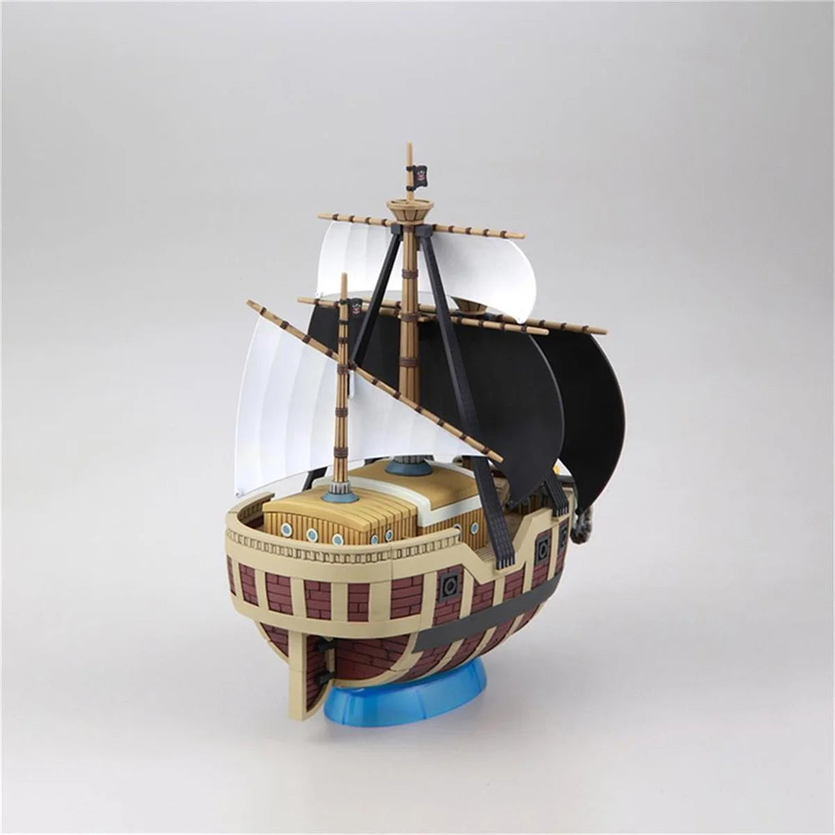 Bandai Genuine One Piece Model Kit Anime Figures Grand Ship Spade Pirates Ship Action Figure Assembly Model for Boys Toys Gifts