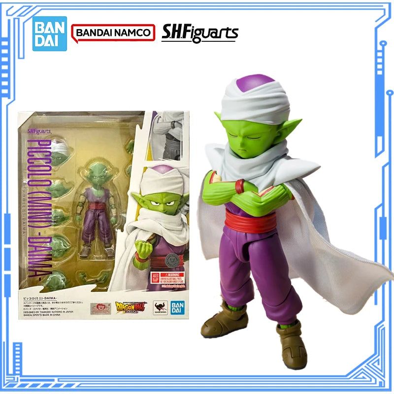 Bandai Genuine Dragon Ball DAIMA Model Kit Anime Figures SHF Piccolo MINI DAIMA Action Figure Collection Model Kids Toys Gifts
