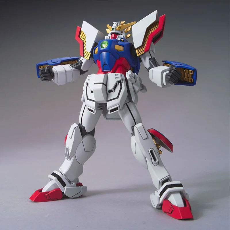Bandai Genuine Gundam Model Kit Anime Figures HGUC GF13-017NJ Shining Gundam Action Figure Collection Model for Boys Toys Gifts