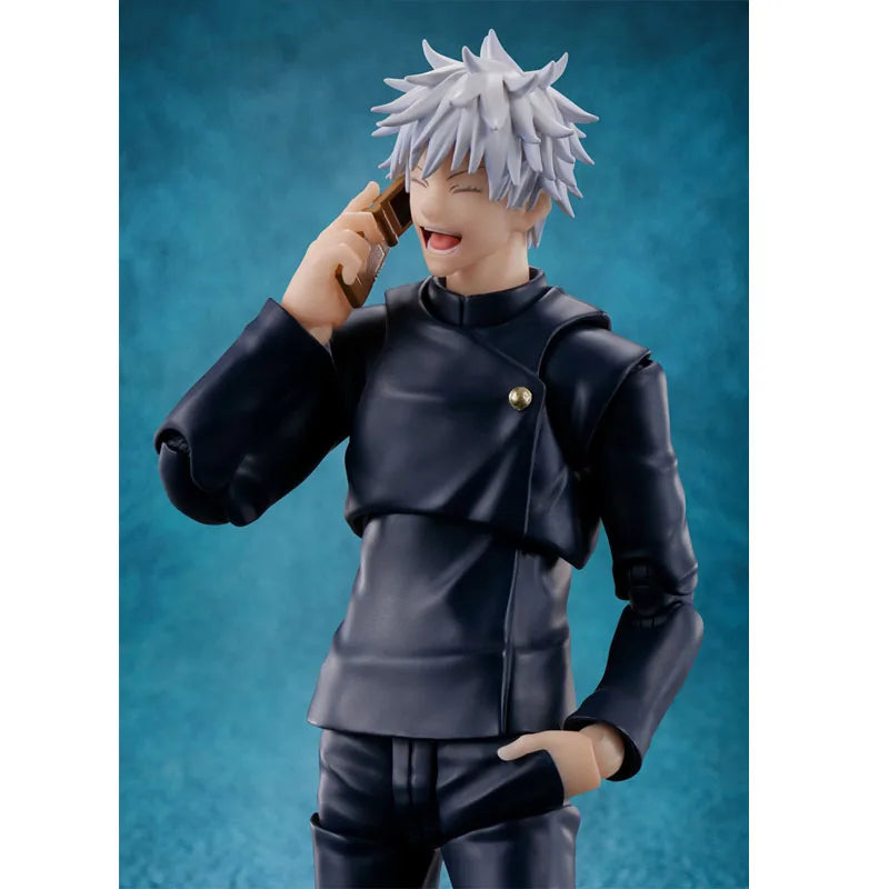 Bandai Genuine Jujutsu Kaisen Model Kit Anime Figures SHF Satoru Gojo Geto Suguru Kugisaki Nobara Action Figure Collection Model