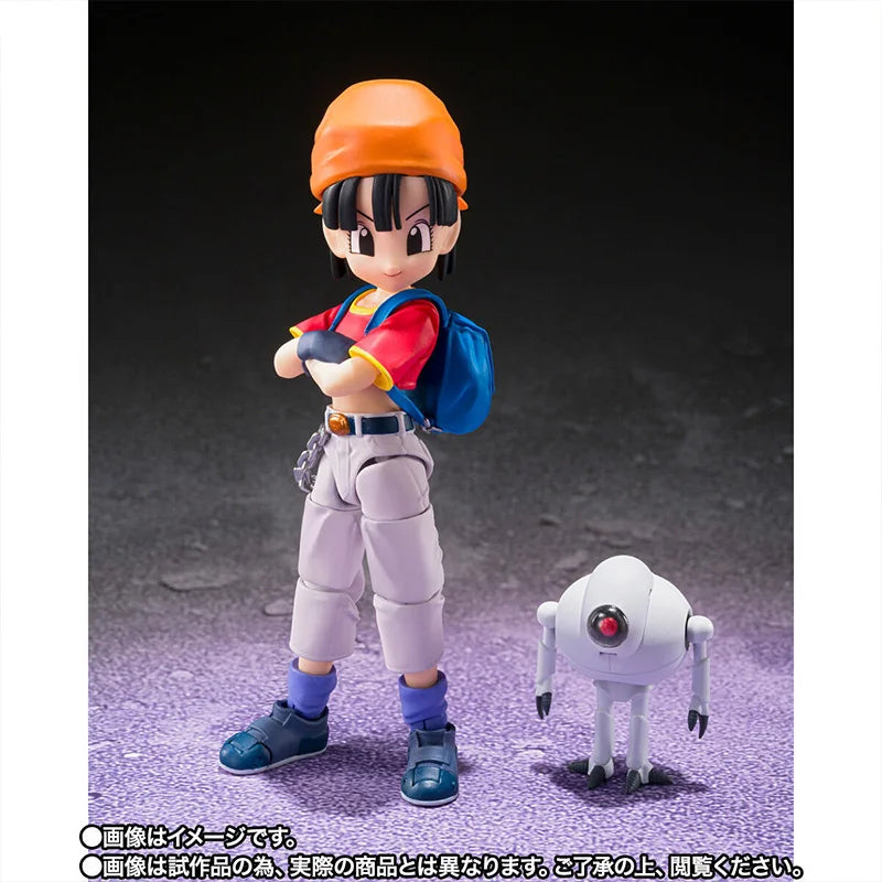 Bandai Genuine Dragon Ball GT Model Kit Anime Figures SHF Pan GT & Gill Action Figure Collection Model for Children's Toys Gifts
