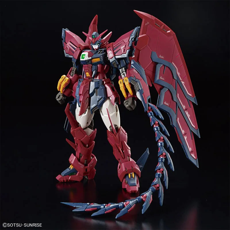 Bandai Genuine Gundam Model Kit RG 1/144 OZ-13MS Gundam Epyon Action Figures Collection Assembly Model for Toys Christmas Gifts