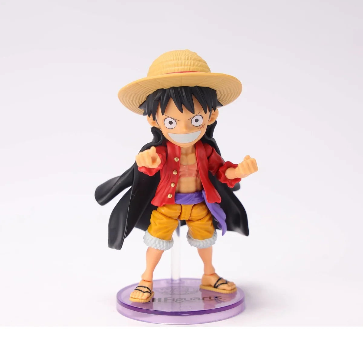 Bandai Genuine One Piece Model Kit WCF×SHF Monkey D Luffy Tamashii Web Shop Ver Action Figure Joints Movable Model Toys Gifts