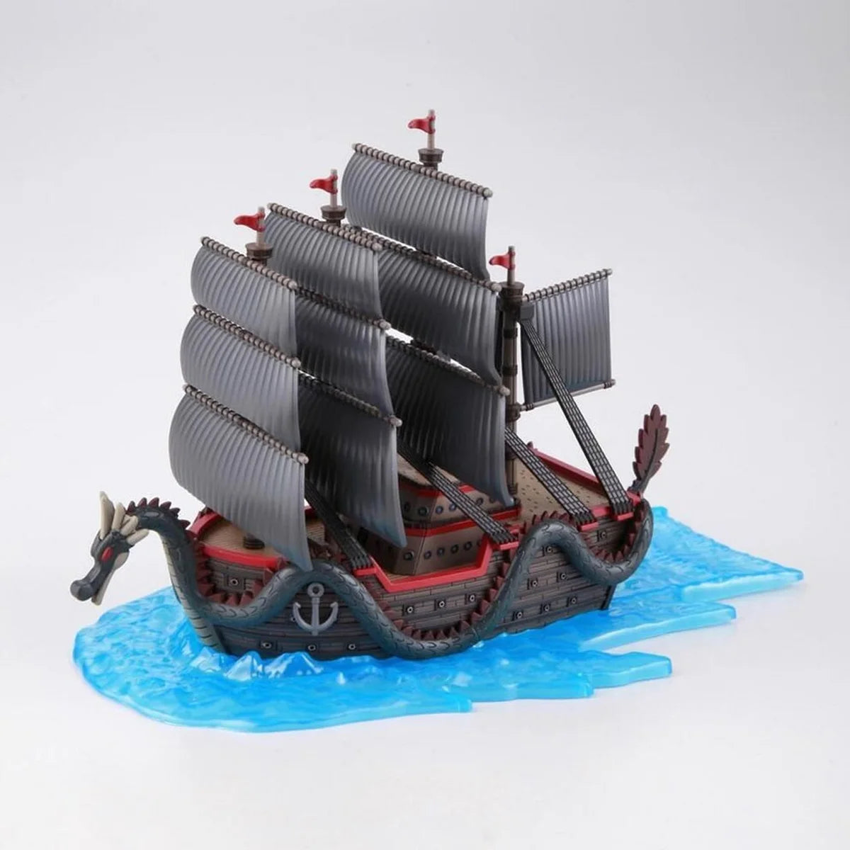 Bandai Genuine One Piece Model Kit Anime Figures Grand Ship Dragon's Ship Action Figures Collection Assembly Model Toys Gifts
