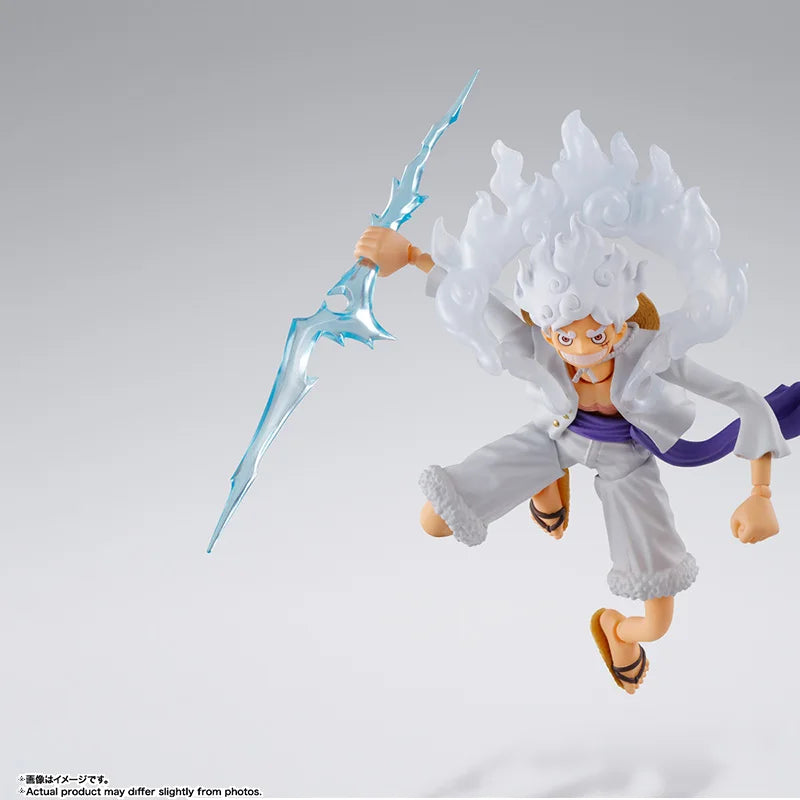Bandai Genuine One Piece Model Kit Anime Figures SHF Monkey D Luffy Nami Shanks Roronoa Zoro Romance Dawn Action Figure Model