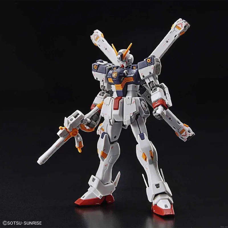 Bandai Genuine Gundam Model Kit RG 1/144 XM-X1 Crossbone Gundam X1 Action Figures Assembly Model for Boys Toys Christmas Gifts