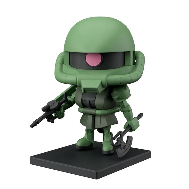 Bandai Genuine Gundam Model Kit Anime Figures Zakupla-Kun DX Set Mobile Suit Action Figure Collection Model for Kids Toys Gifts