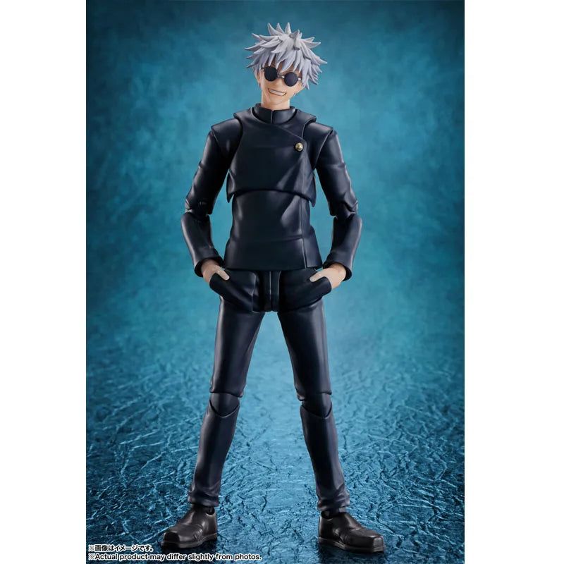 Bandai Genuine Jujutsu Kaisen Model Kit Anime Figures SHF Satoru Gojo Geto Suguru Kugisaki Nobara Action Figure Collection Model