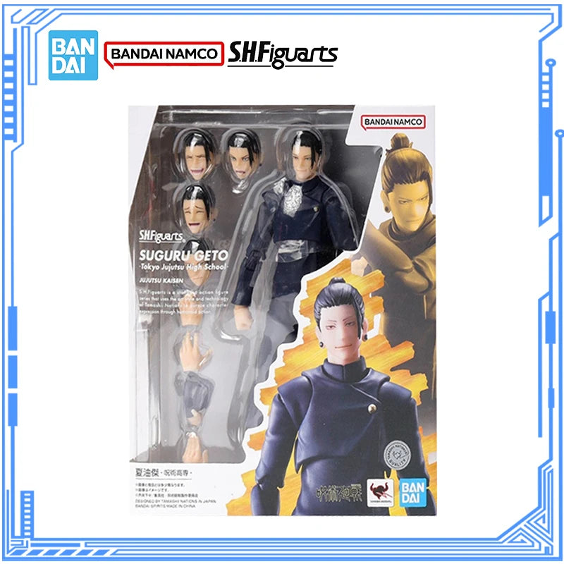 Bandai Genuine Jujutsu Kaisen Model Kit Anime Figures SHF Satoru Gojo Geto Suguru Kugisaki Nobara Action Figure Collection Model