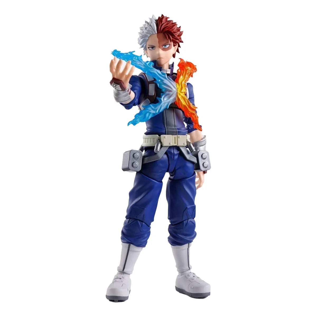 Bandai Genuine My Hero Academia Model Kit SHF Todoroki Shoto Joints Movable Action Figures Collection Finished Model Toys Gifts