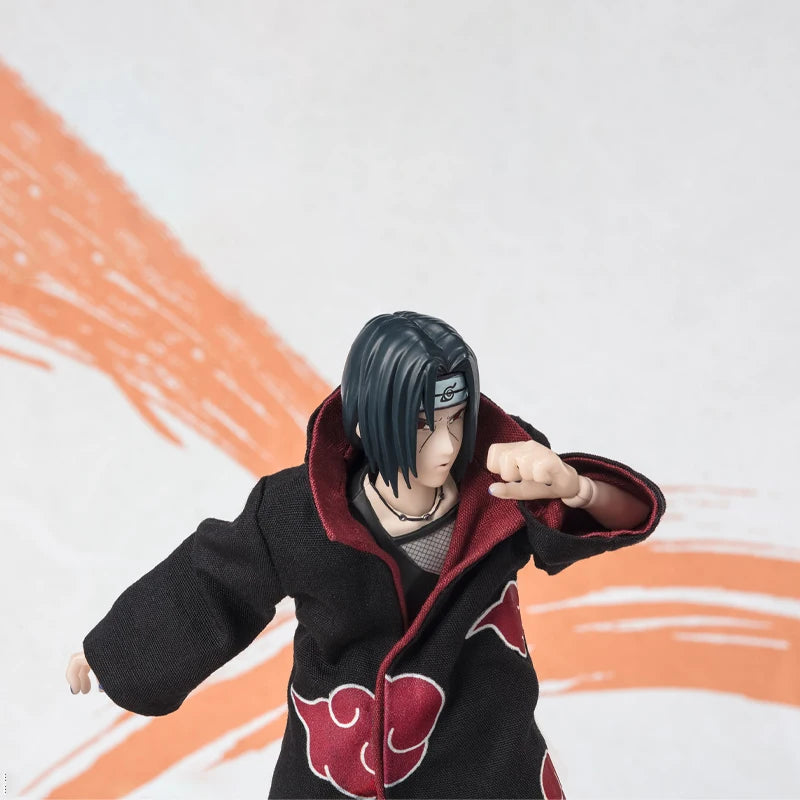 Bandai Genuine Naruto Model Kit Anime Figures SHF Uchiha Itachi NarutoP99 Action Figure Collection Model for Kids Toys Gifts