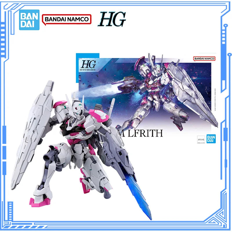 Bandai Genuine Gundam Model Kit HG TWFM 1/144 Gundam Lfrith Action Figures Collection Assembly Model Boys Toys Christmas Gifts