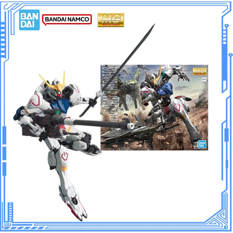 Bandai Genuine Gundam Model Kit MG 1/100 ASW-G-08 Gundam Barbatos Action Figures Collection Assembly Model Toys Christmas Gifts