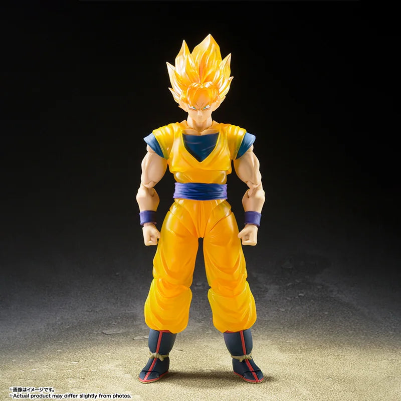 Bandai Genuine Dragon Ball Model Kit Anime Figures SHF Son Goku Z Fighters TNT Action Figure Collection Model Boys Toys Gifts