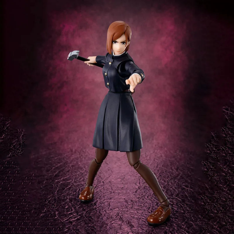 Bandai Genuine Jujutsu Kaisen Model Kit Anime Figures SHF Satoru Gojo Geto Suguru Kugisaki Nobara Action Figure Collection Model