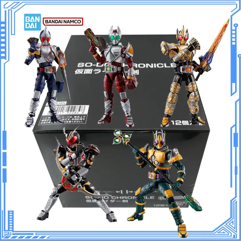 Bandai Kamen Rider Blade Shodo Box Egg So-Do Chronicle Collection Model Anime Action Figure Toys for Children's Christmas Gifts