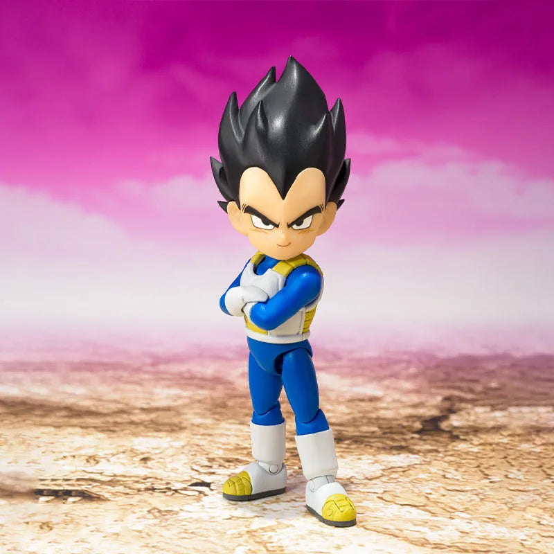 Bandai Genuine Dragon Ball DAIMA Model Kit Anime Figures SHF Vegeta MINI DAIMA Action Figure Collection Model Kids Toys Gifts