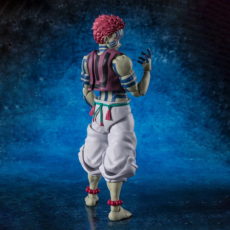 Bandai Demon Slayer Model Kit SHF Zenitsu Agatsuma Nezuko Tanjirou Akaza Kyoujurou Rengoku Giyuu Tomioka Collection Model Toys